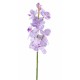 Vanda artificielle 60cm fleurs violettes sur tige