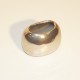 Cache pot céramique demi-rond Doré 6x7x4cm