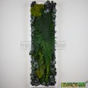 Tableau végétal stabilisé Tablo’Nature 60x20cm Green Eucalyptus Vertical