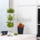 Kit mur végétal MiniGarden Corner Noir 16x16x57cm