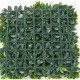 Plaque mur végétal artificiel vert jaune 50x50cm