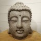 Statuette tête de Bouddha à poser Ø22cm Ht.27cm en résine