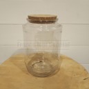 Terrarium en verre Ø13cm Ht.21cm avec bouchon liège