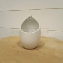 Cache pot céramique Blanc Brillant Ø7cm à suspendre ou poser