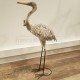 Cigogne en métal Ht.79cm pour intérieur & extérieur