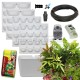 4 Kits Mur Végétal Intérieur Flowall Blanc avec Plantes & Arrosage