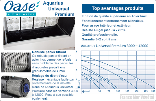 Pompe à eau Oase Aquarius Universal Premium