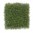 Plaque d’herbe fine artificielle vert/jaune 25,5x25,5cm